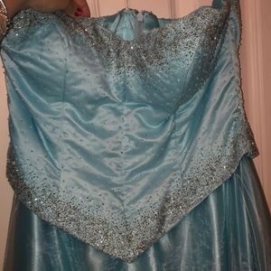 Light blue formal dress